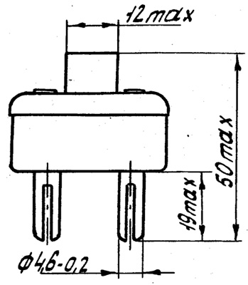 Рис.1. Схема вилки ВД3