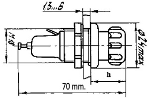 Рис.1 Габаритные размеры ДПК1-2