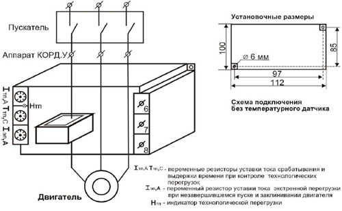 Рис.1. Монтаж аппарата КОРД.У