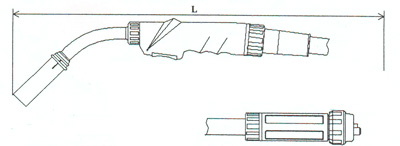Рис.1. Схема горелки ГДПГ-405Е 3м