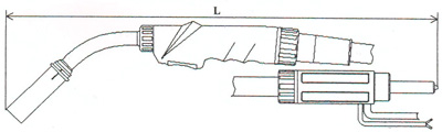 Рис.1. Схема горелки сварочной ГДПГ-505 4м