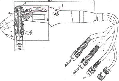 Рис.2. Внешний вид сварочной горелки ГСН-1