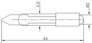 Рис.1. Габаритный чертеж арматуры АСКМ-С-12Л-5