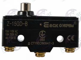 Микровыключатель Z-15GD-B фото 1
